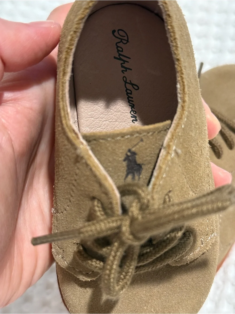 Ralph Lauren soft suede
